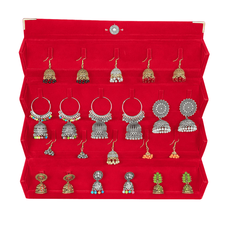 Premium Oxidized Jhumka bOX – Multi-Design Gift Box