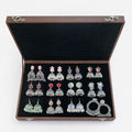 Trendy Oxidized Jhumka Set – 12 Pairs Designer Earrings & Statement Hoops in Luxury Velvet Box