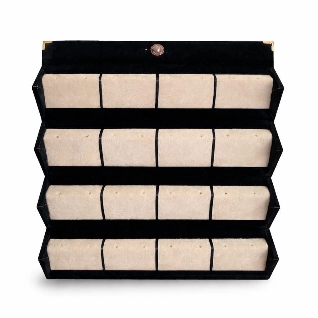 Premium Velvet jhumka Box – Multi Row Earring Organizer