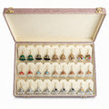 Mega Jhumka Set – 24 Pairs Premium Gold & Silver Traditional Earrings Gift Box